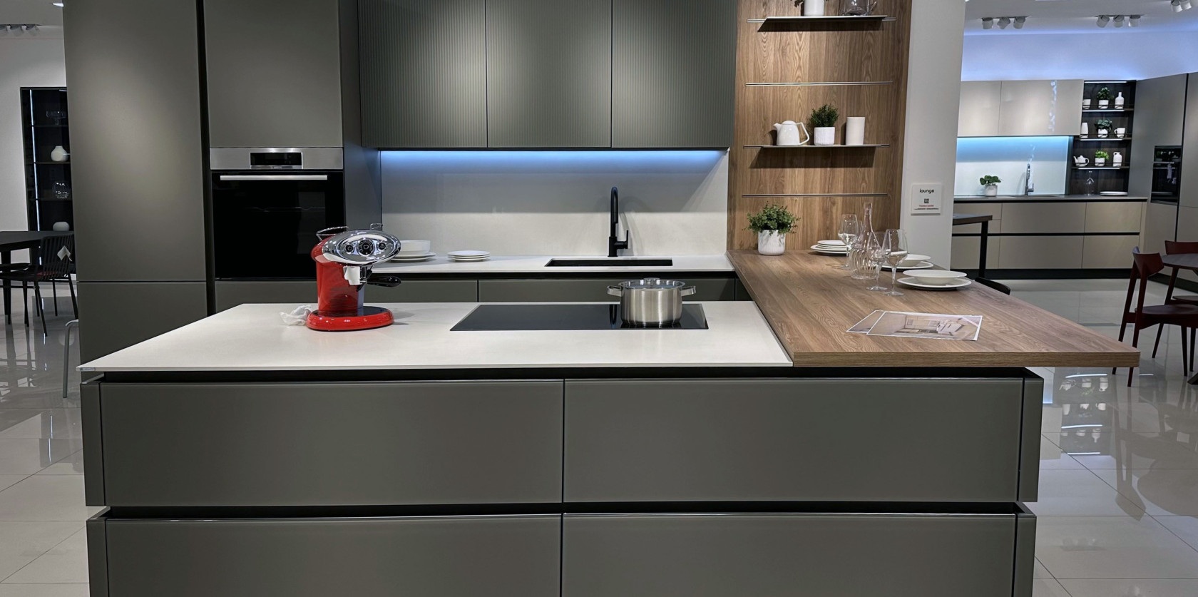 Cucina mod. Lounge vetro - Image