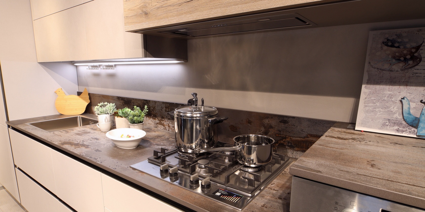 Cucina Start Time Pro graffiato - Image