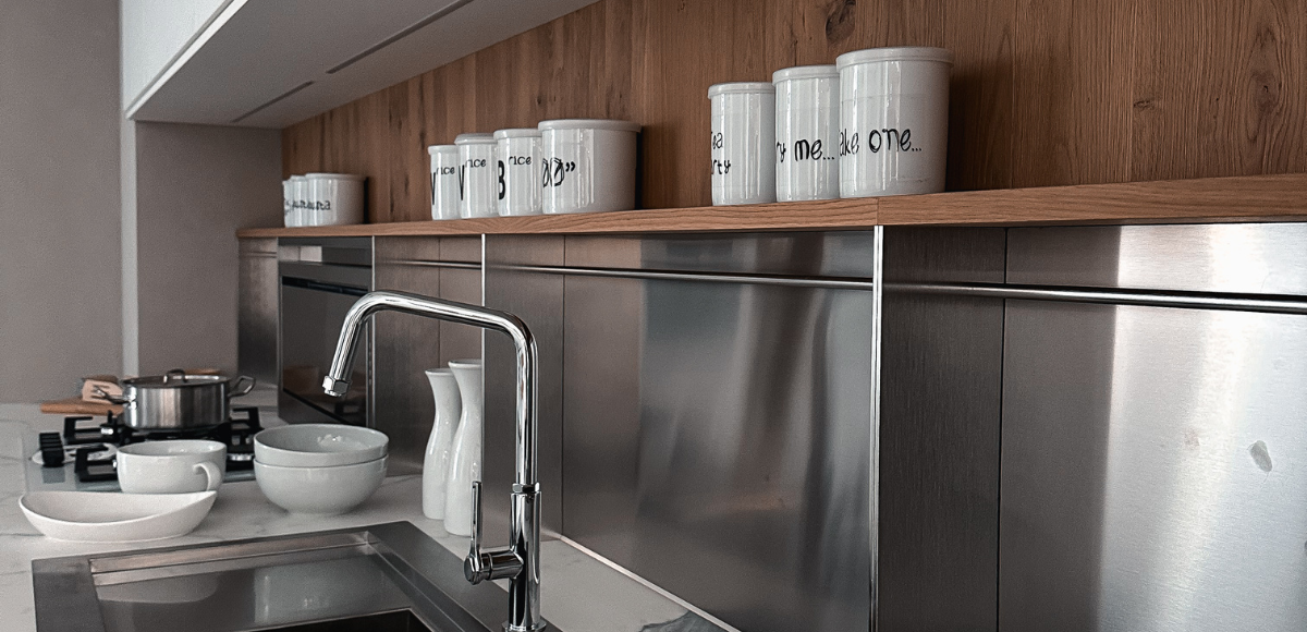 Lounge Fenix ShellSystem bianca e legno rovere - Image