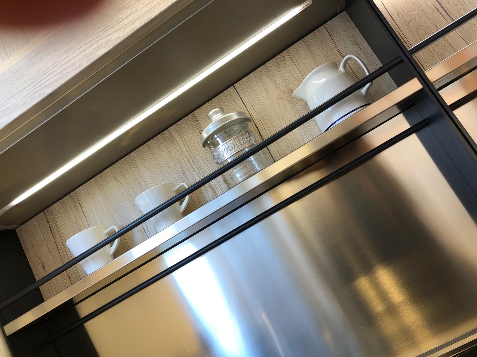 CUCINA COMPLETA START CON MANIGLIONE (INDUSTRIAL) - Image