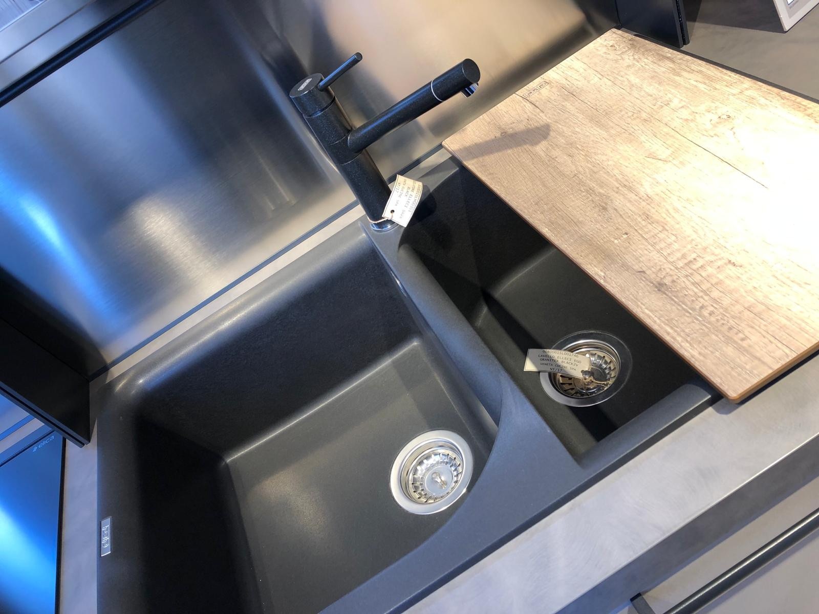 CUCINA COMPLETA START CON MANIGLIONE (INDUSTRIAL) - Image