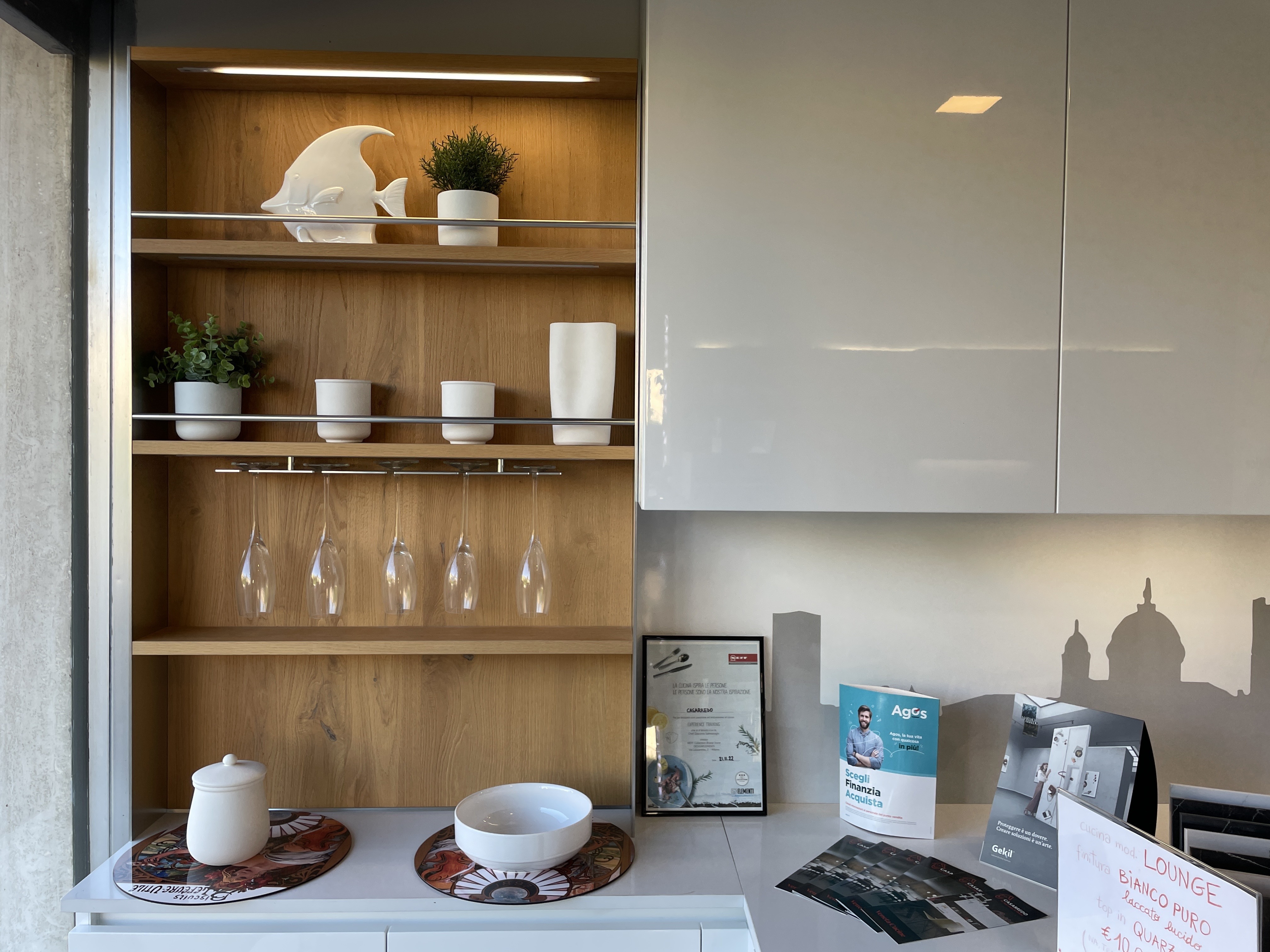 LOUNGE BIANCO PURO LACCATO LUCIDO - Image