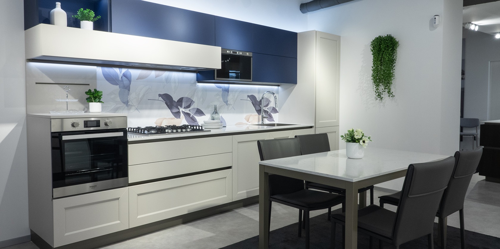 Cucina lineare forno rialzato - Image