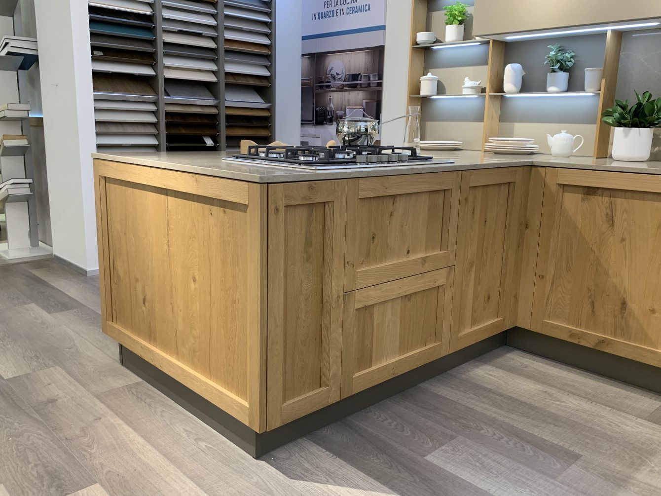 Cucina con penisola modello MILANO - Image