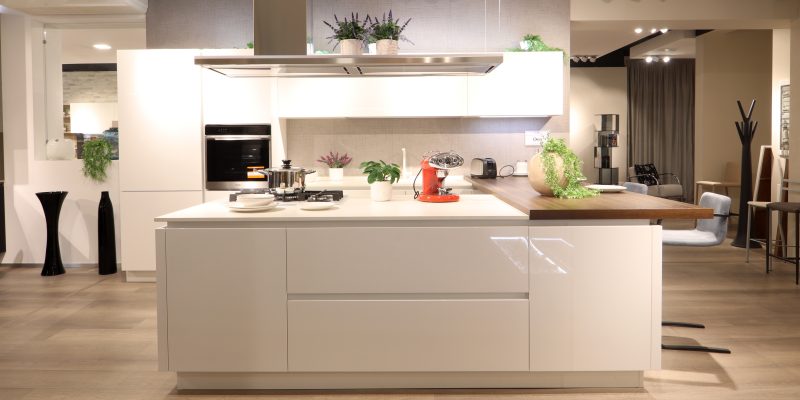 Cucina Oyster laccata lucida bianca - Image