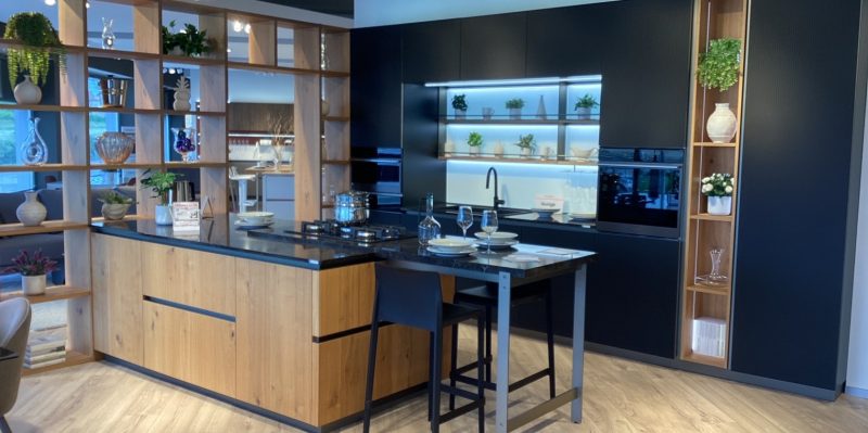 Cucina Lounge Vetro / Legno - Image