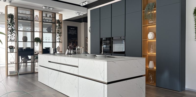 Mod. Lounge - denim soft / ker statuario - Image