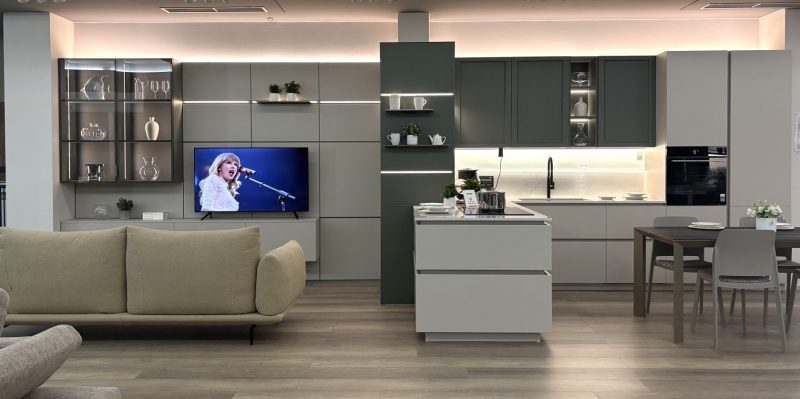 Mod. Lounge / Convivio - grigio corda e verde minerva - Image