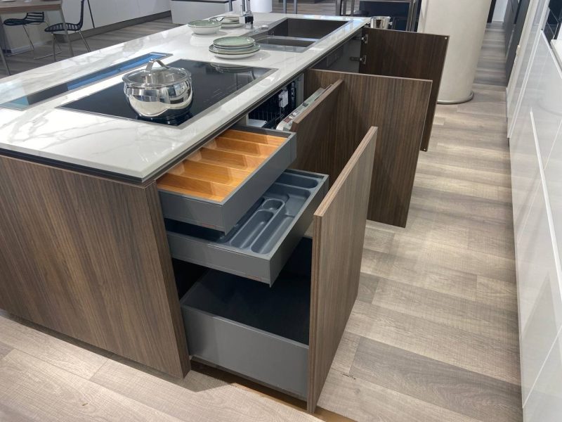 Cucina con isola modello LOUNGE-BIANCA - Image