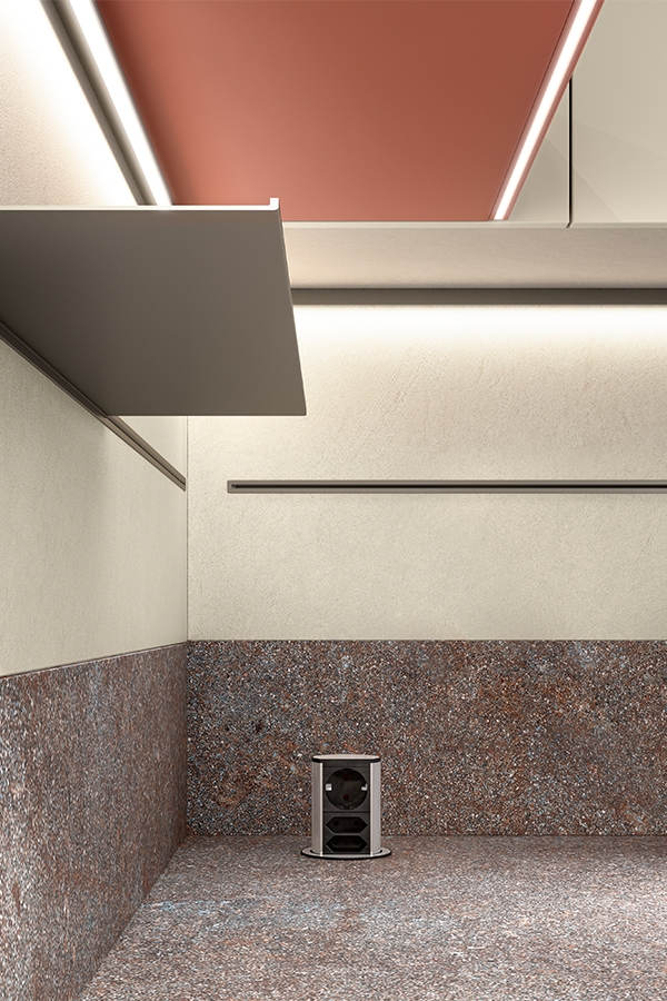 Accessori integrabili al piano di lavoro