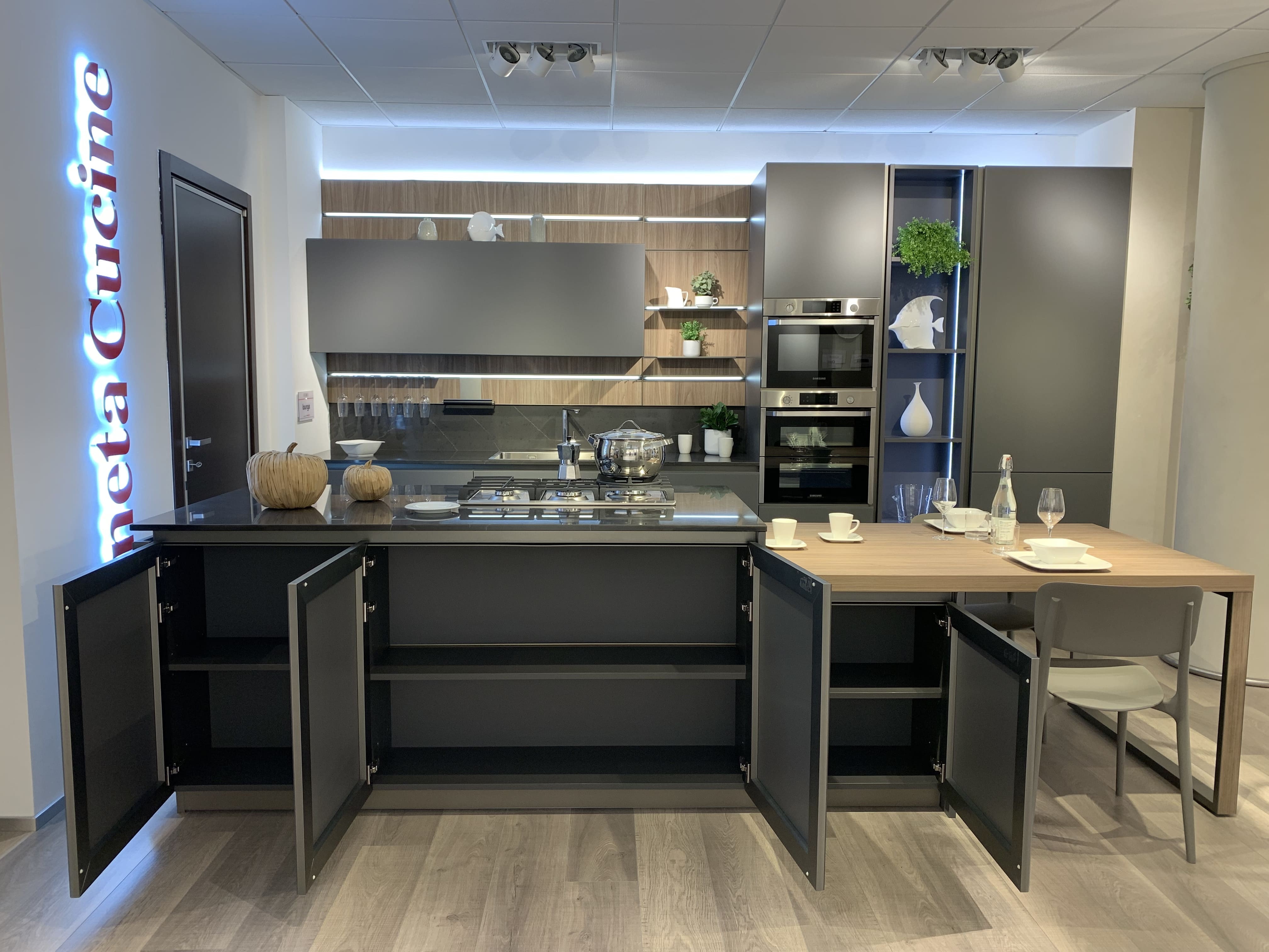 Cucina con isola modello Lounge - Image