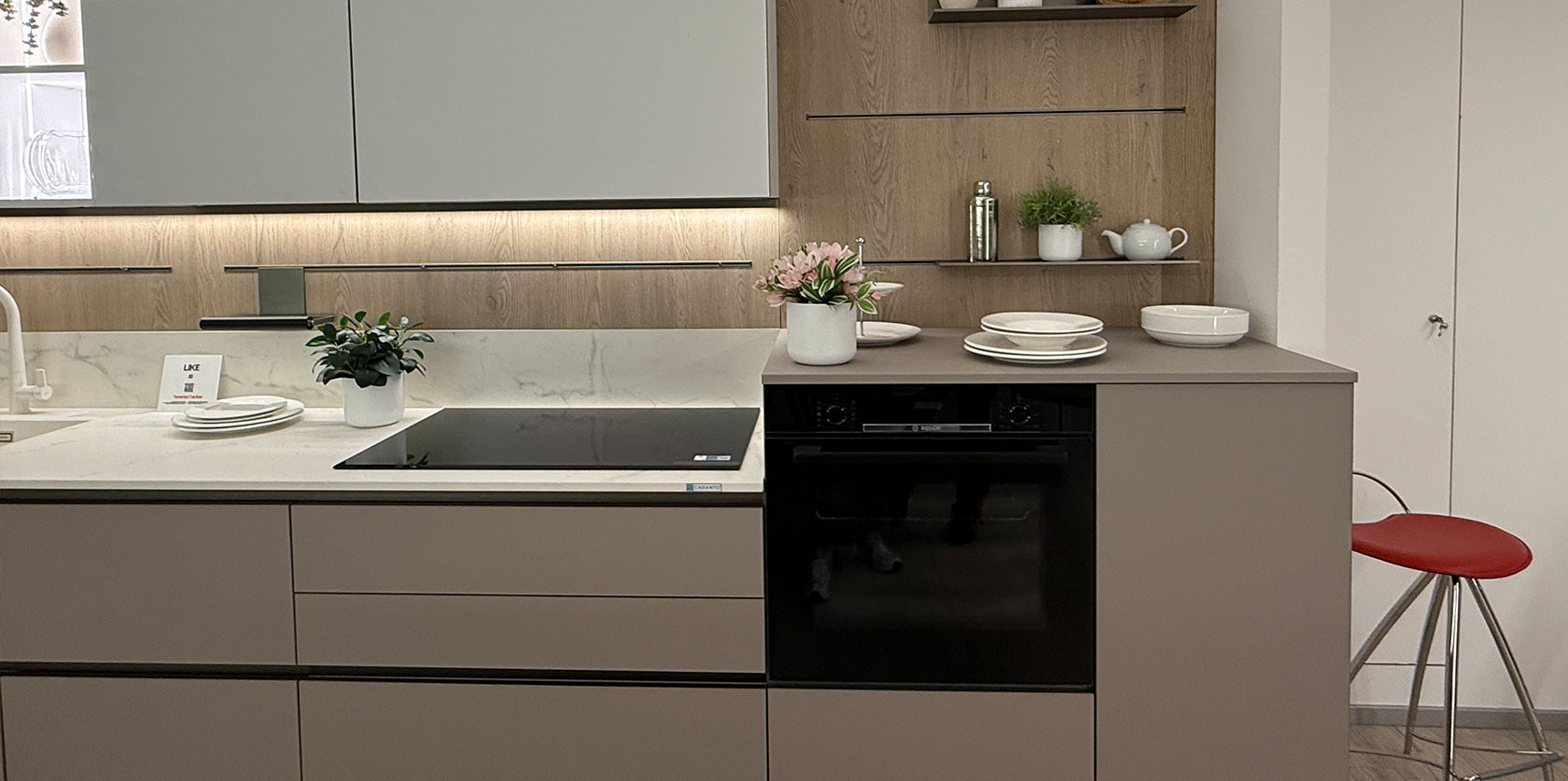 Cucina lineare Oyster Pro - Image