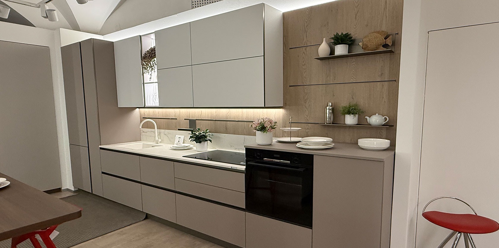 Cucina lineare Oyster Pro - Image