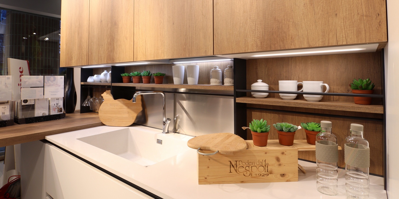 Cucina Oyster silk bianco neve - Image