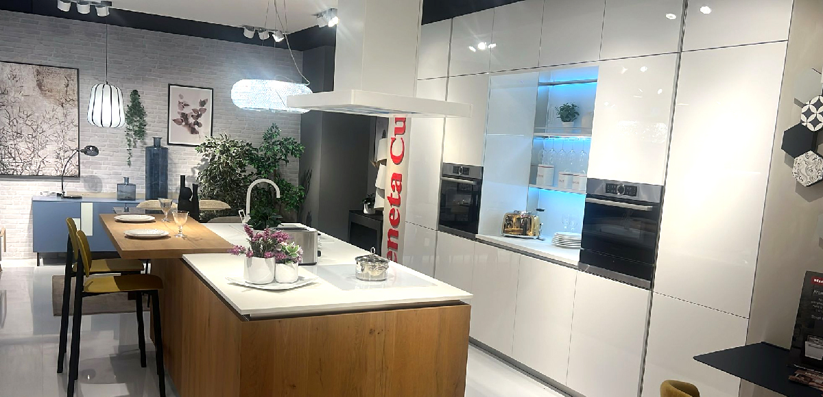 Lounge laccato bianco e legno - Image