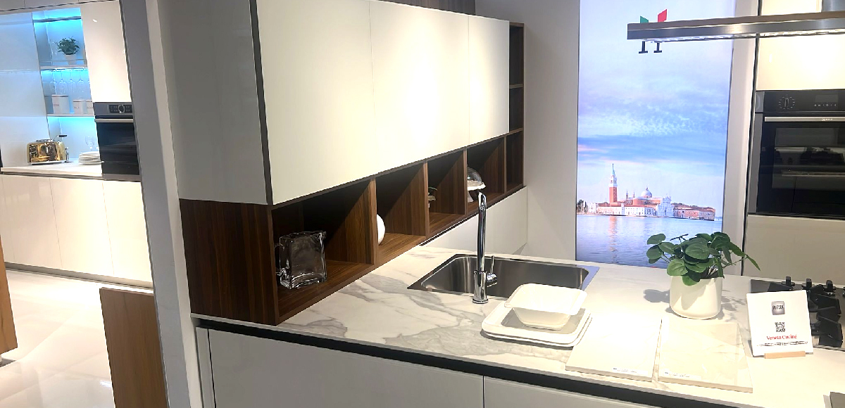 Riflex in vetro bianco opaco e lucido - Image