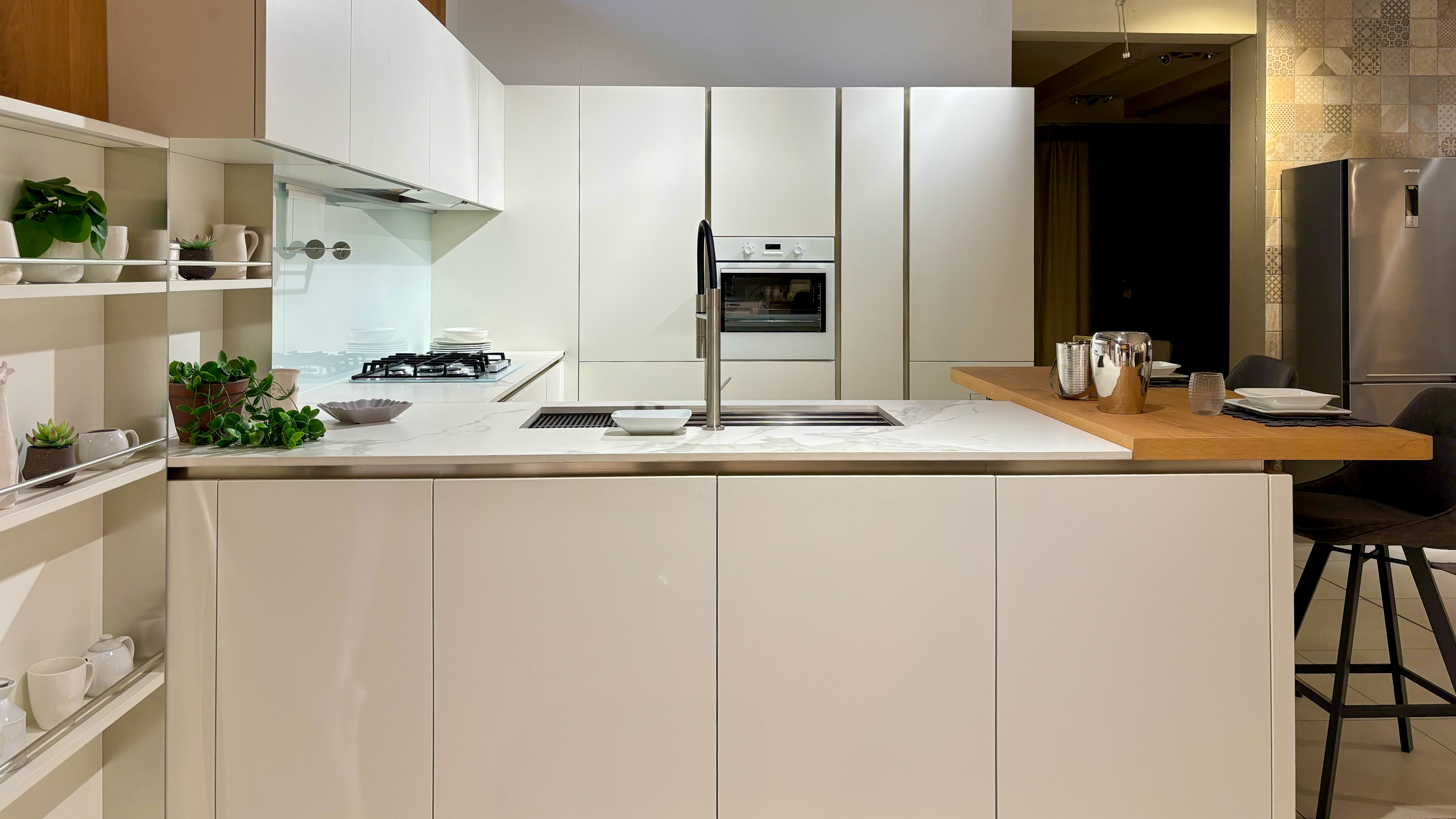 Oyster laccato bianco lucido - Image