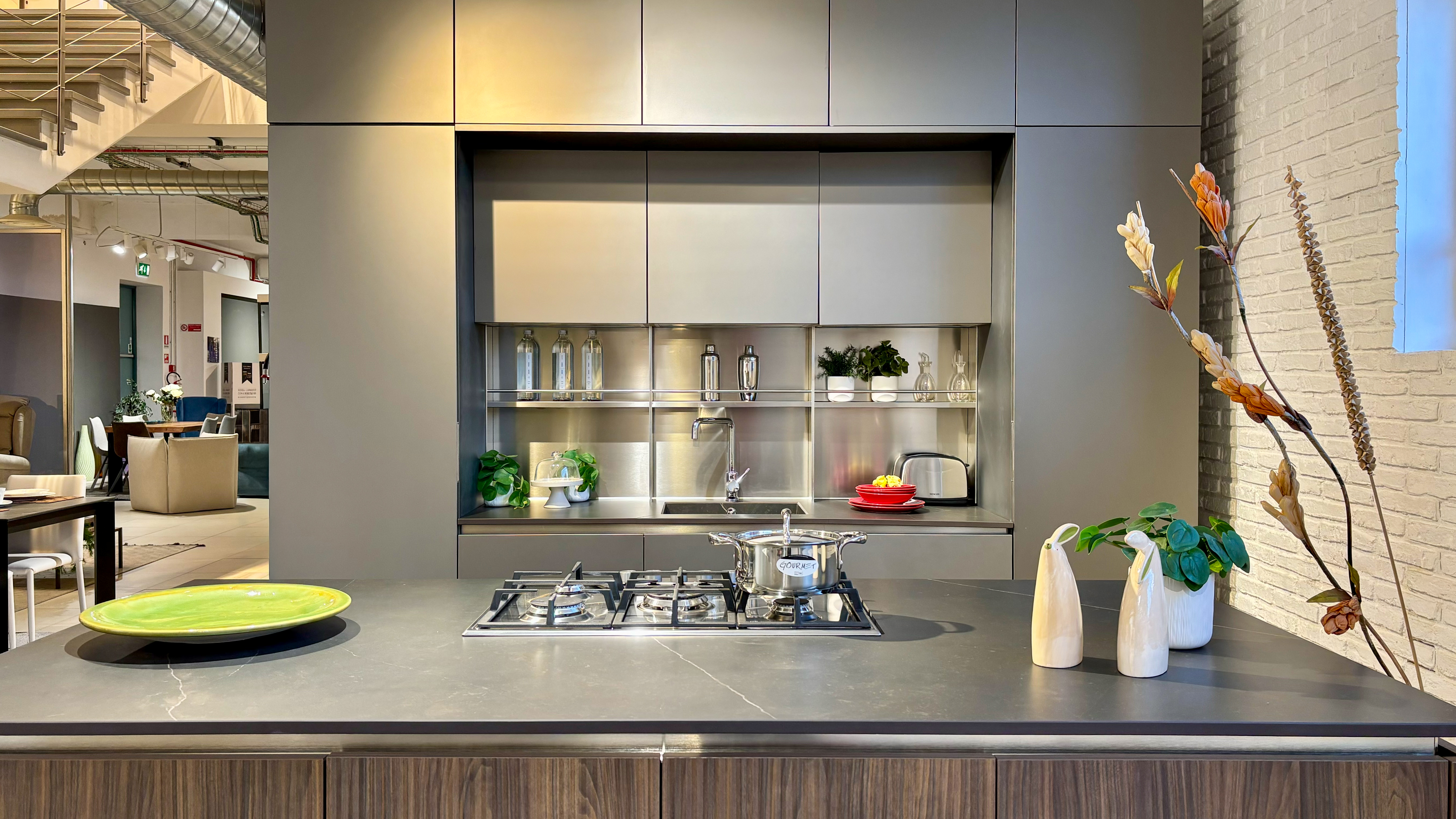 Lounge grigio metallo - Image