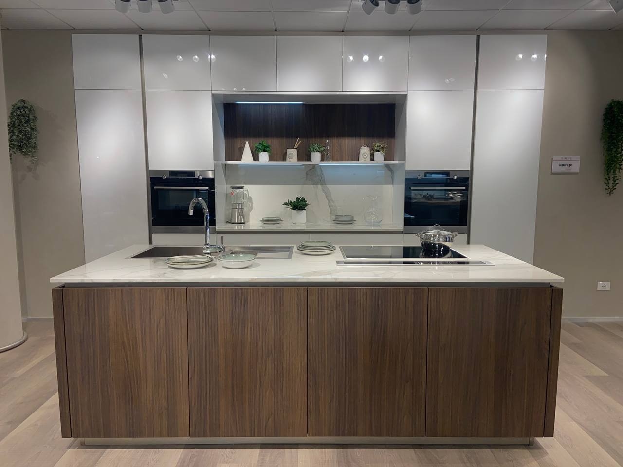 Cucina con isola modello LOUNGE-BIANCA - Image