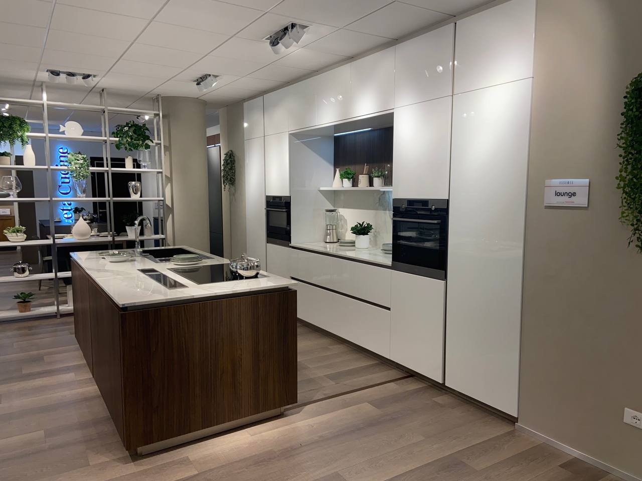 Cucina con isola modello LOUNGE-BIANCA - Image