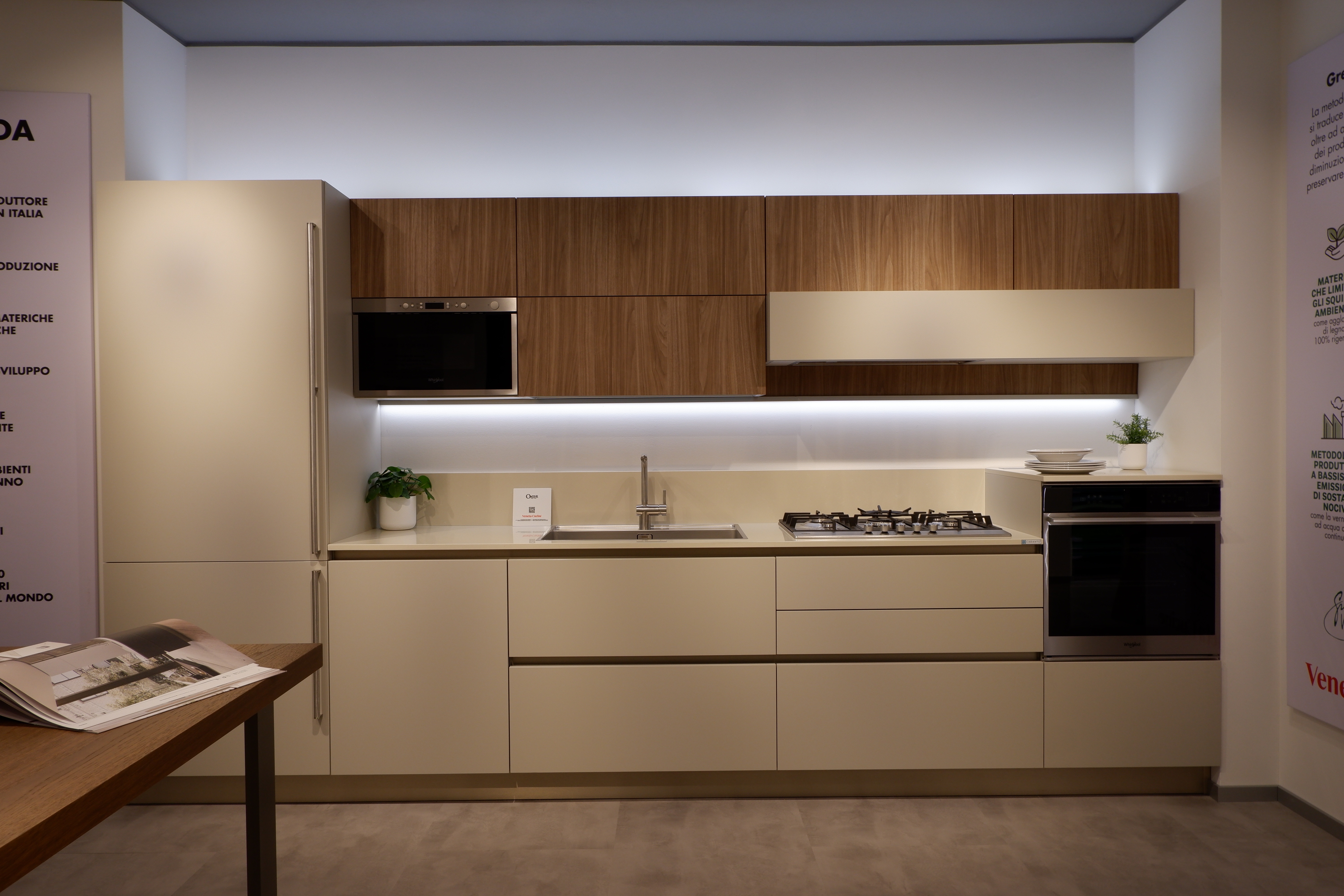 SUPER OCCASIONE CUCINA LINEARE OYSTER DEK - Image