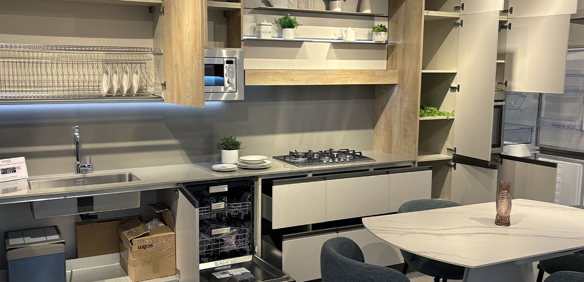 Cucina Start Time Presa con colonne lavanderia - Image