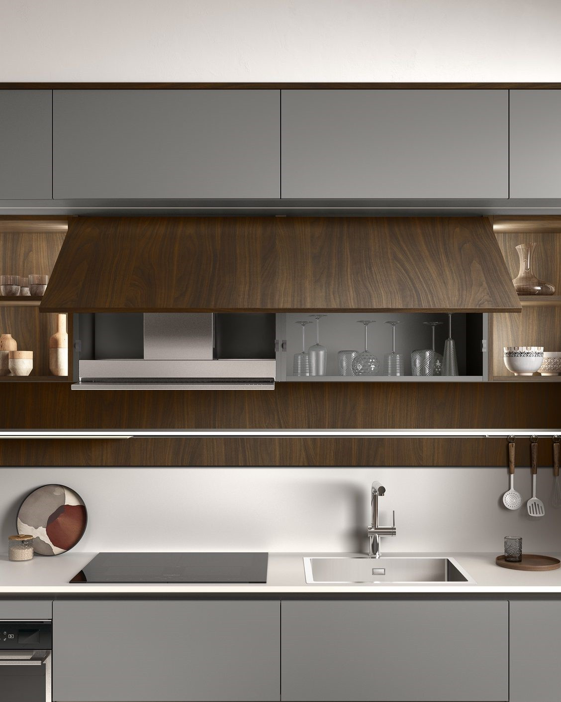 1. La cocina lineal es ideal si le gusta el estilo minimalista