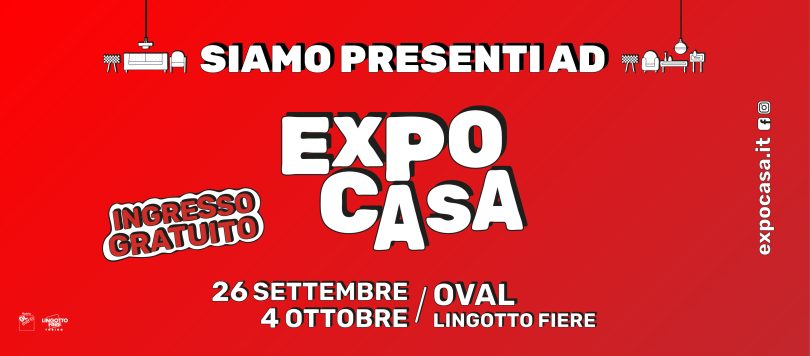 Expocasa: il più importante evento del Nord-Ovest interamente dedicato alle soluzioni dell’arredo.